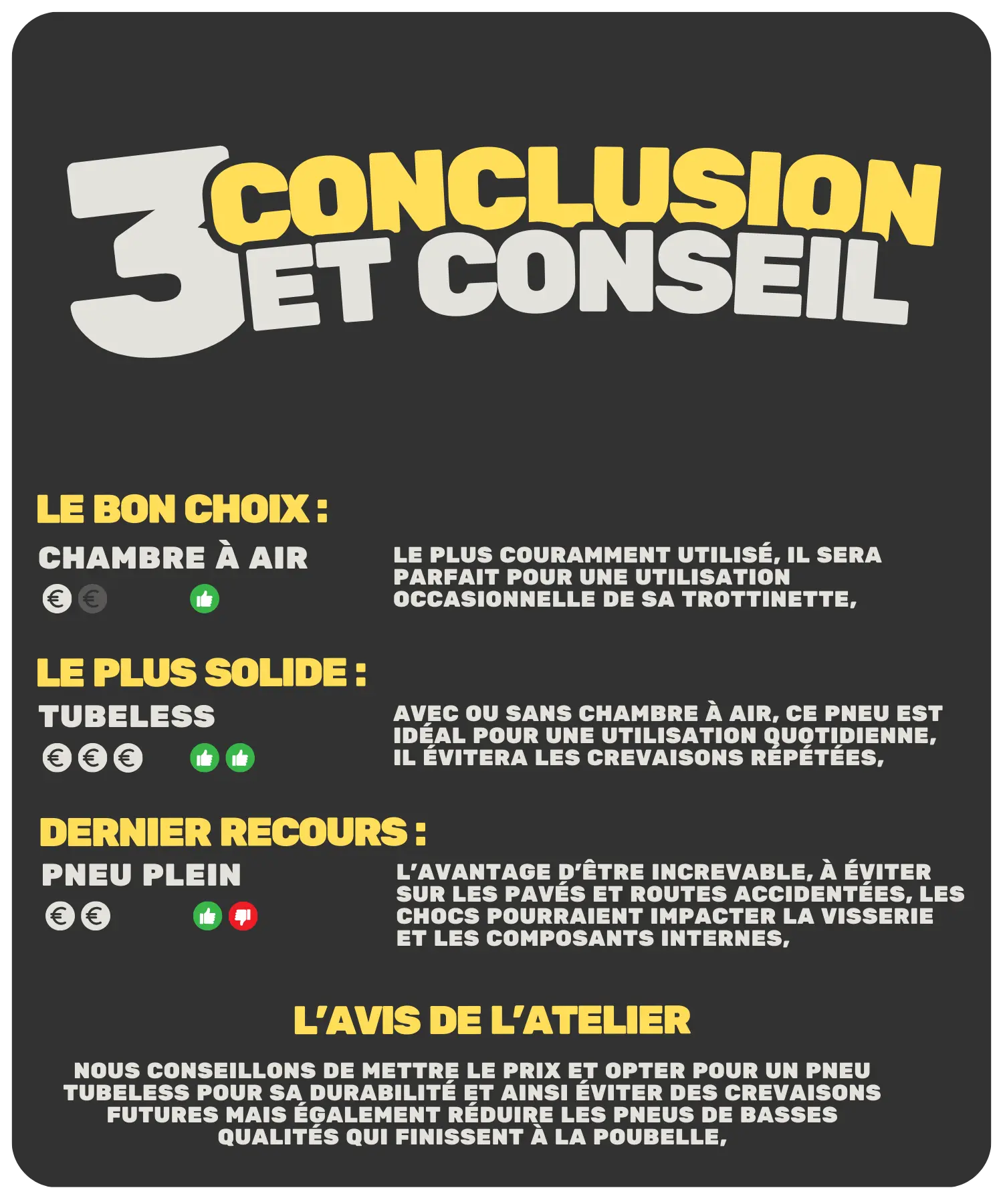 conseils pneu trottinette